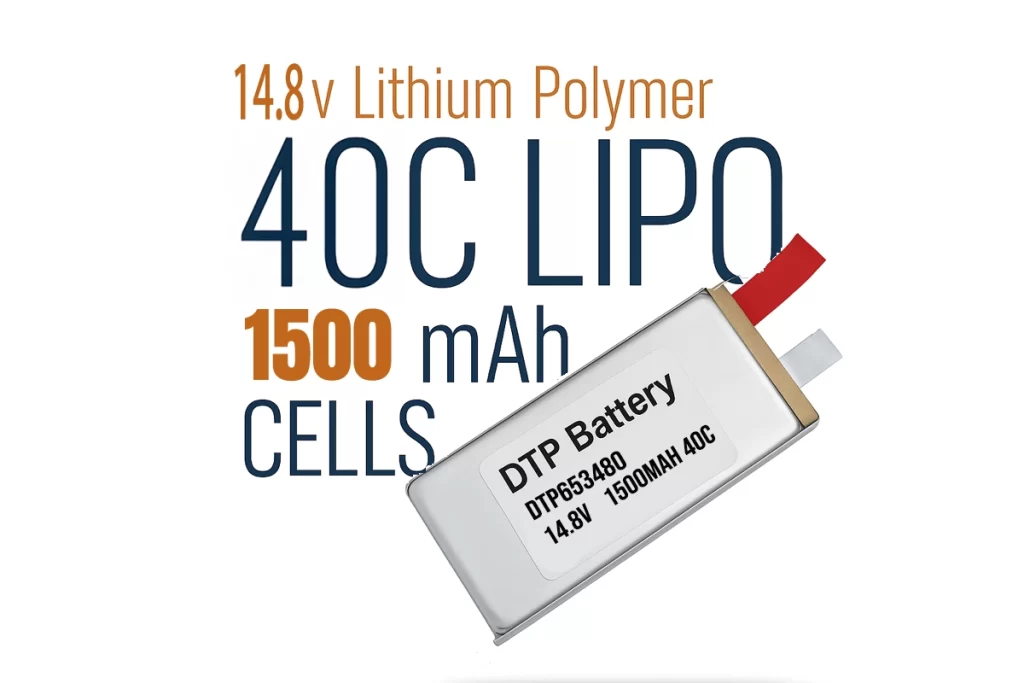 40C DTP653480 14.8V 1500mah