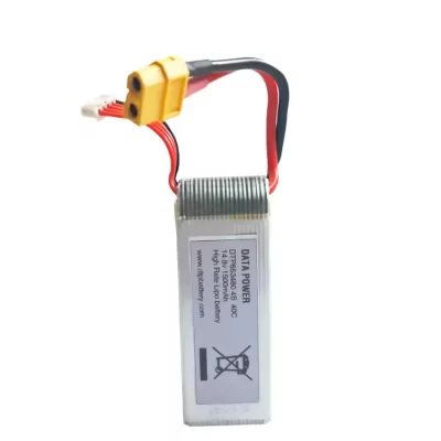 DTP653480-4S 14.8V 1500mAh High Rate 40C UAV Quadcopter Model Pouch Lithium Ion Battery